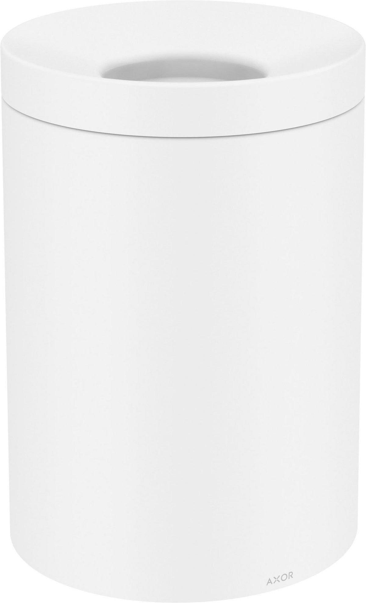 AXOR Universal Circular Abfalleimer mattweiß – freistehend, 5 l, mit Einsatz