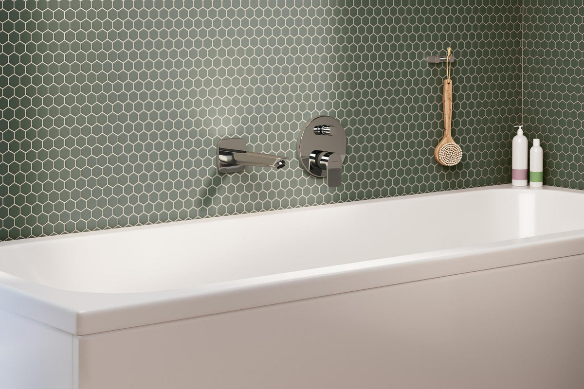 Hansgrohe Wanneneinlauf LOGIS DN 20 mit 195 mm Ausladung in Chrom