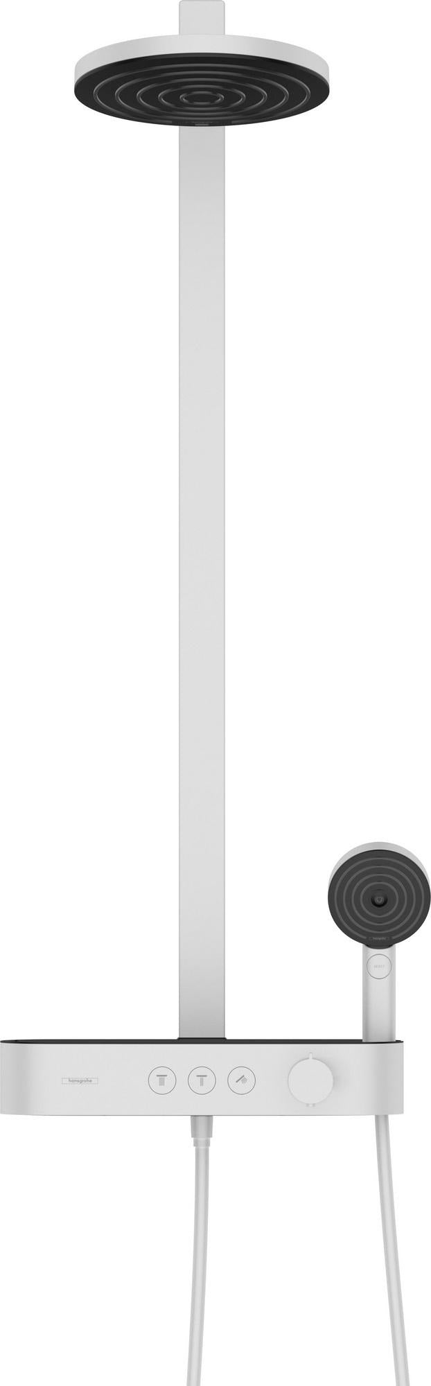 HANSGROHE Showerpipe Pulsify 260 2jet mit Brausethermostat – Chrom, PowderRain & CoolContact