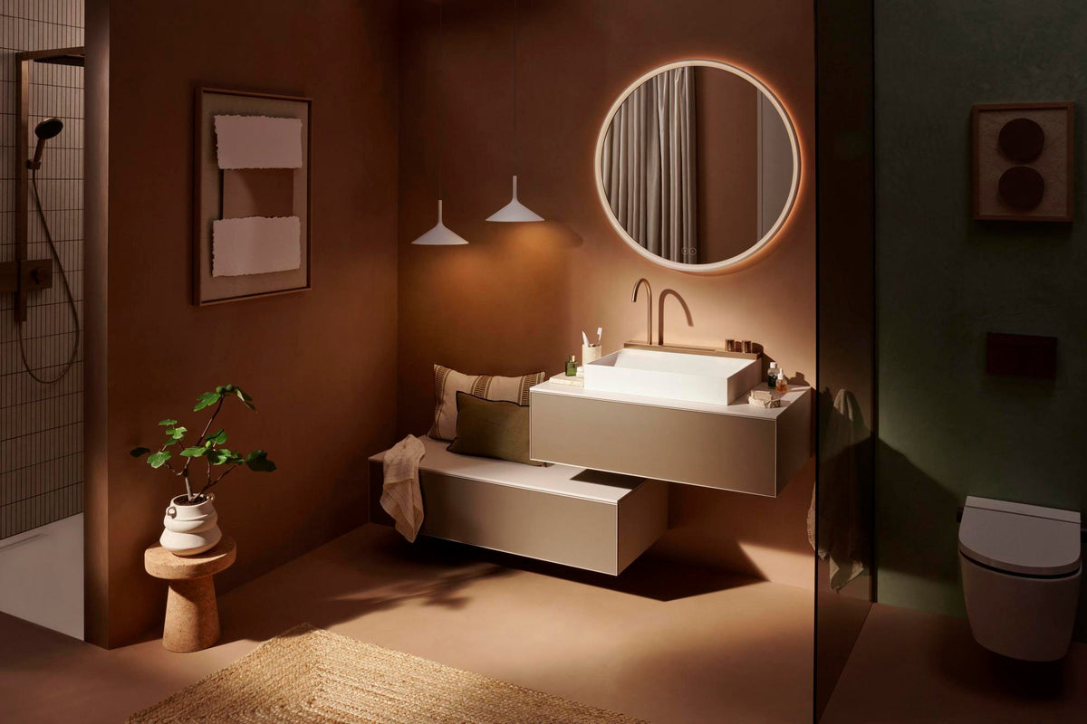 HANSGROHE Spiegel Xarita S 700 mm mit LED-Beleuchtung und kapazitivem Berührungssensor