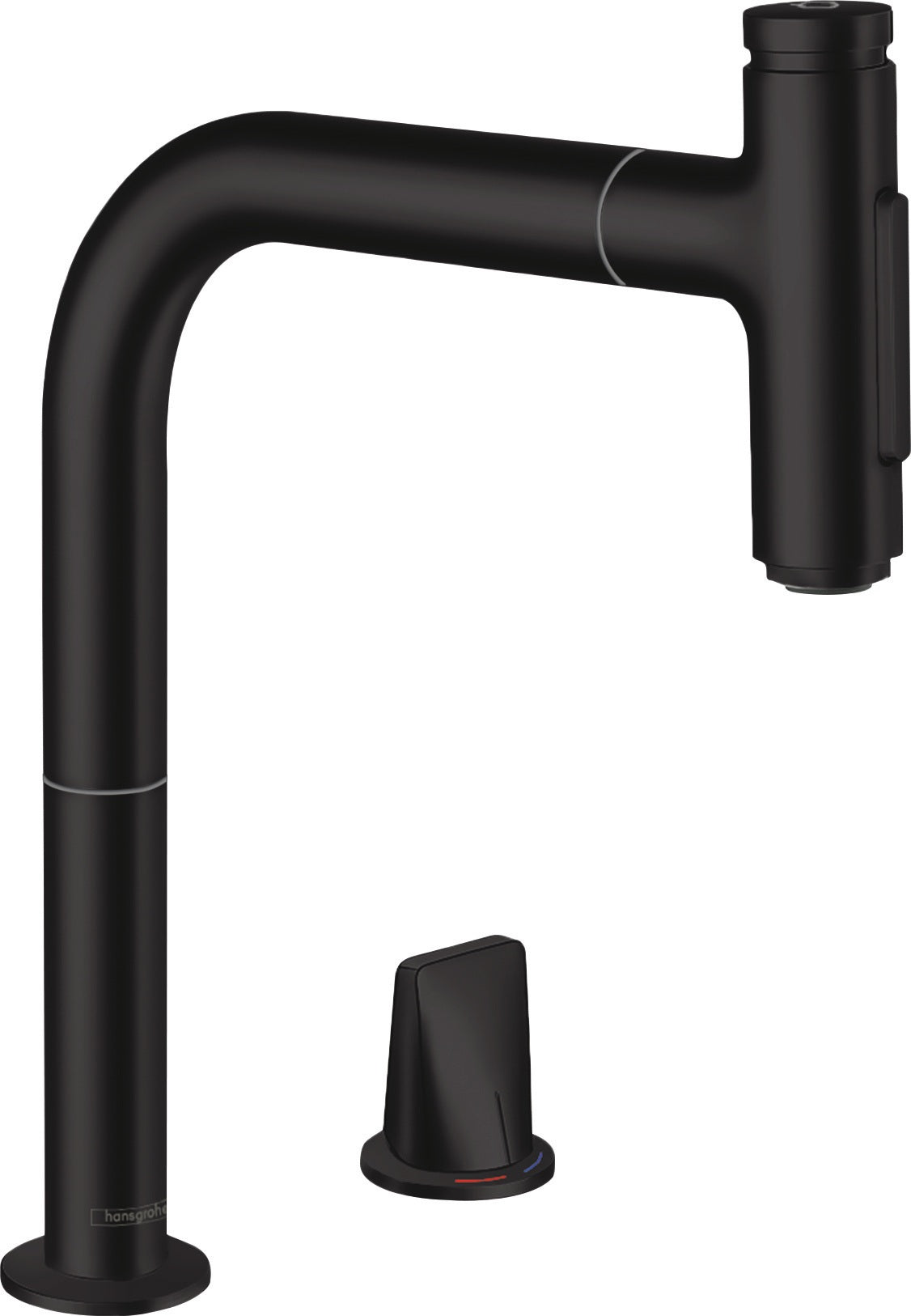 HANSGROHE Metris Select M71 Spültischmischer 200 Select 2jet mit Ausziehbrause und sBox, chrom