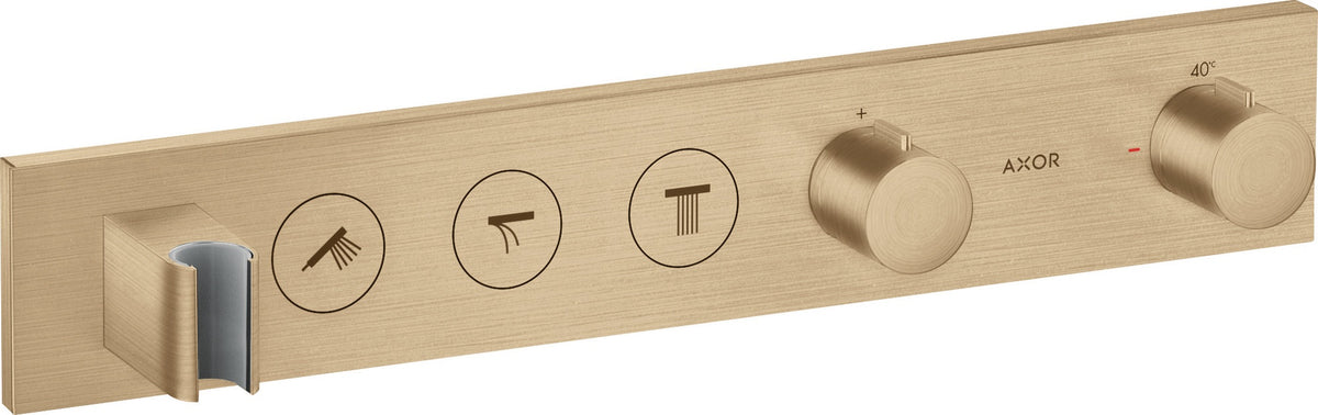 AXOR ShowerSolutions Select Thermostatmodul 530/90 Chrom – 3 Verbraucher, gleichzeitige Nutzung