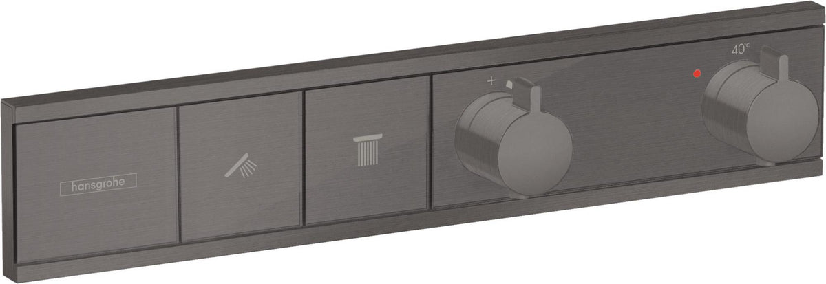 HANSGROHE RainSelect Thermostat Unterputz Fertigset für 2 Verbraucher, verchromt