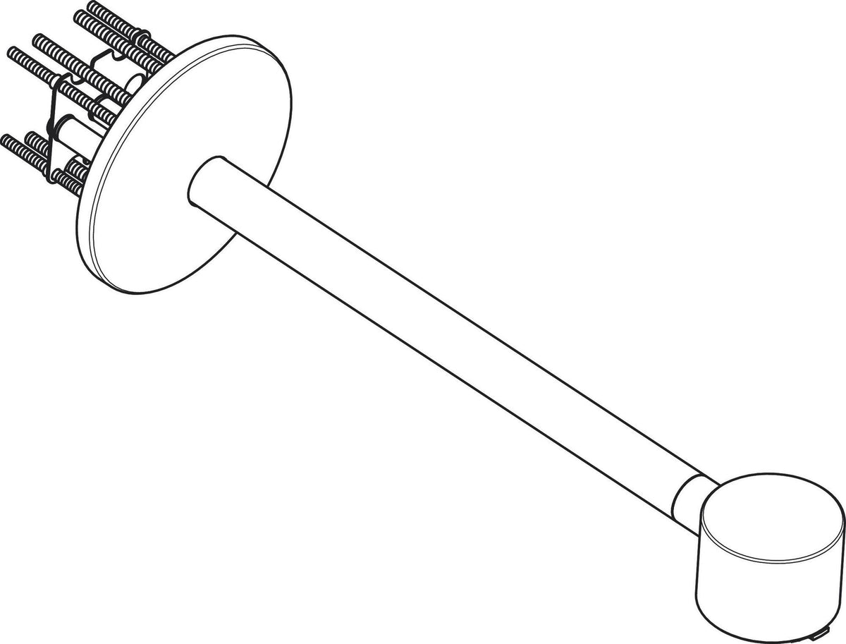 AXOR Brausearm 2 jet brushed bronze – Hansgrohe Duscharm für moderne Bäder
