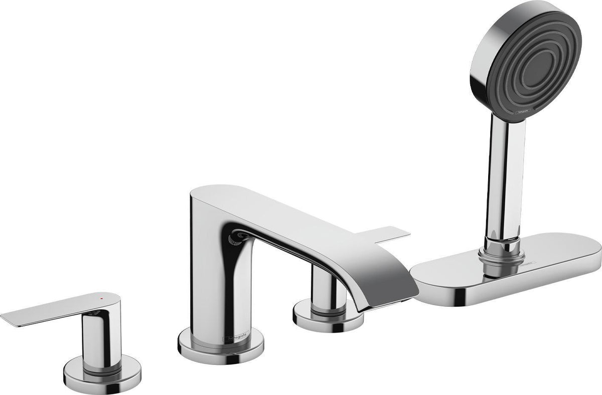 HANSGROHE Vivenis Fertigmontageset 4-Loch-Wannenrandarmatur mit sBox in Chrom