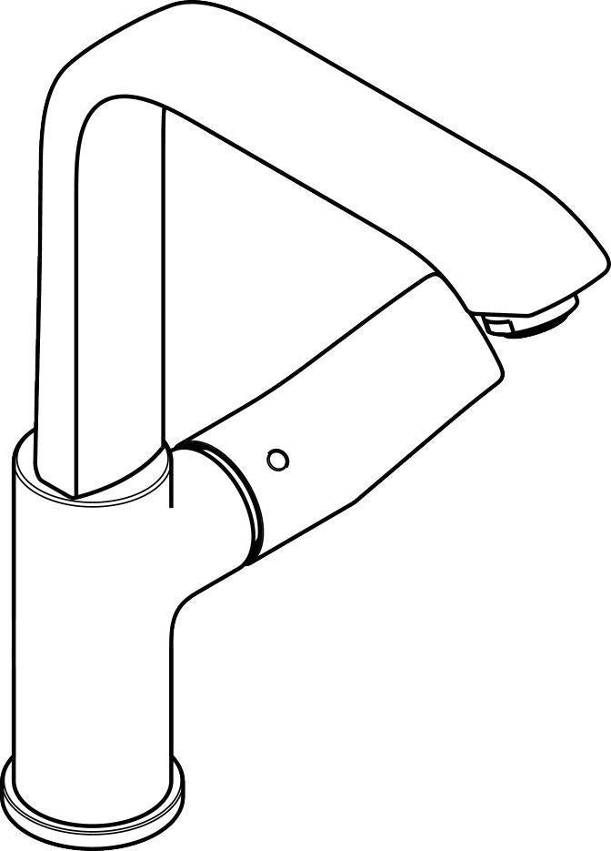 HANSGROHE Metris Einhebel-Waschtischmischer 230 DN 15 mit Schwenkauslauf, chrom