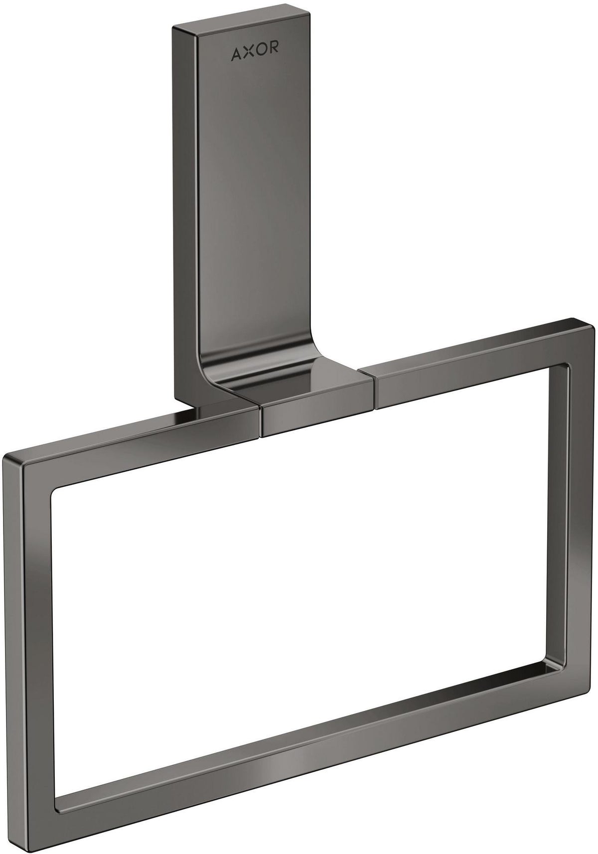 AXOR Universal Handtuchring in polished gold optic – schwenkbar, Wandmontage, verdeckte Befestigung