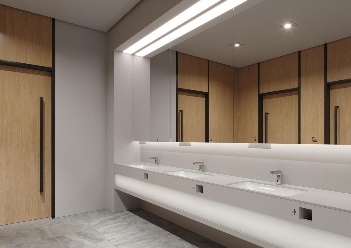 HANSGROHE VERNIS Blend Elektronik-Waschtischmischer mit Infrarot-Sensor und Temperaturvoreinstellung, Chrom