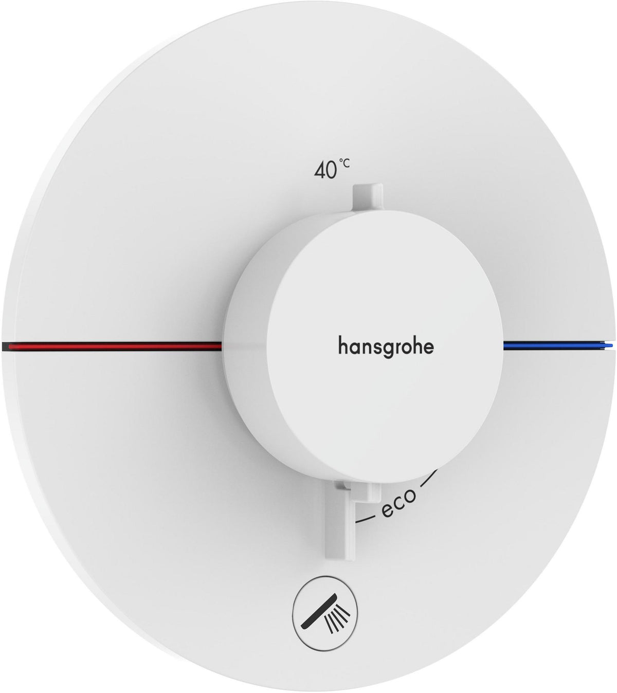 HANSGROHE ShowerSelect Comfort S Thermostat Unterputz Chrom – 1 Verbraucher + Abgang