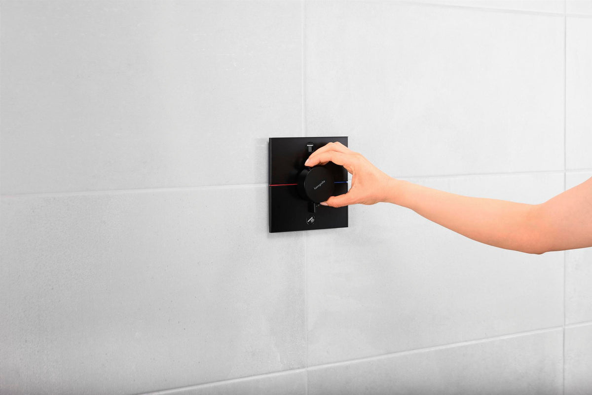 HANSGROHE ShowerSelect Comfort E Thermostat Fertigmontageset UP Chrom für 2 Verbraucher