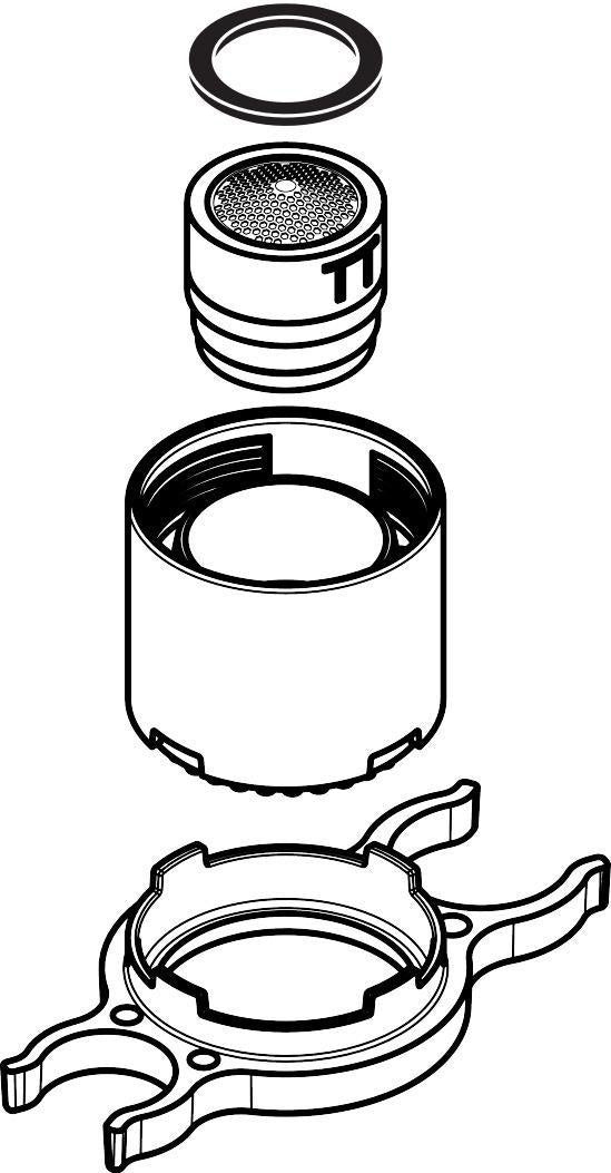 Hansgrohe Strahlformer laminar 5 l/min – Zubehör für Sanitär und Ersatzteile