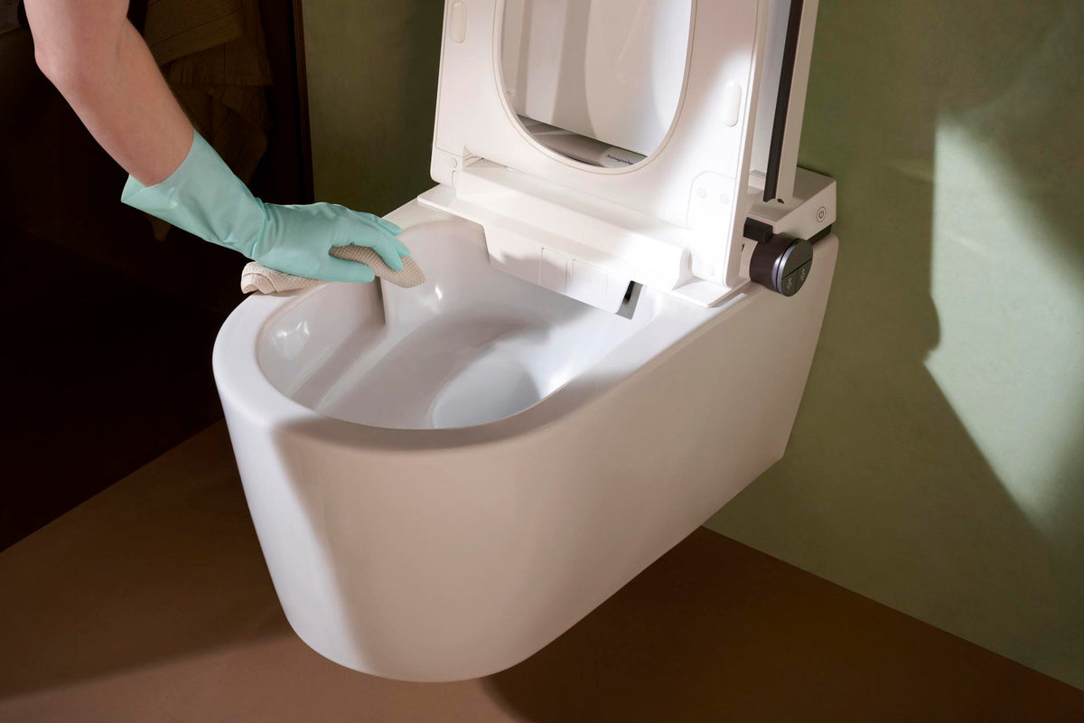 HANSGROHE Dusch-WC LavaPura Element S AquaHelix Flush mit HygieneEffect – Komplettset Wand-WC
