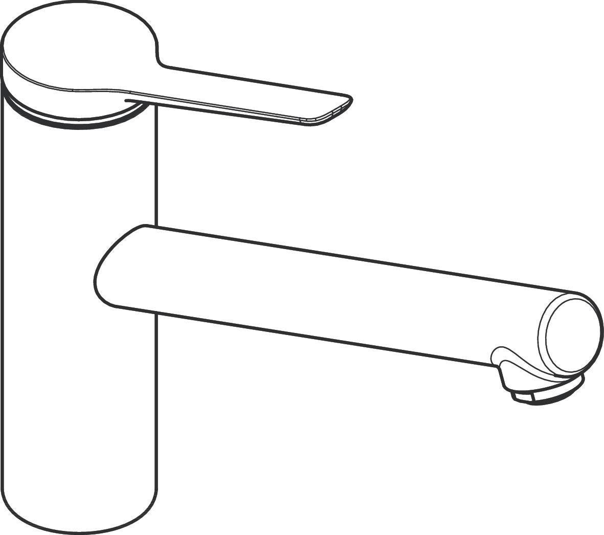 HANSGROHE Zesis M33 150 Einhebel-Spültischmischer Niederdruck Edelstahl