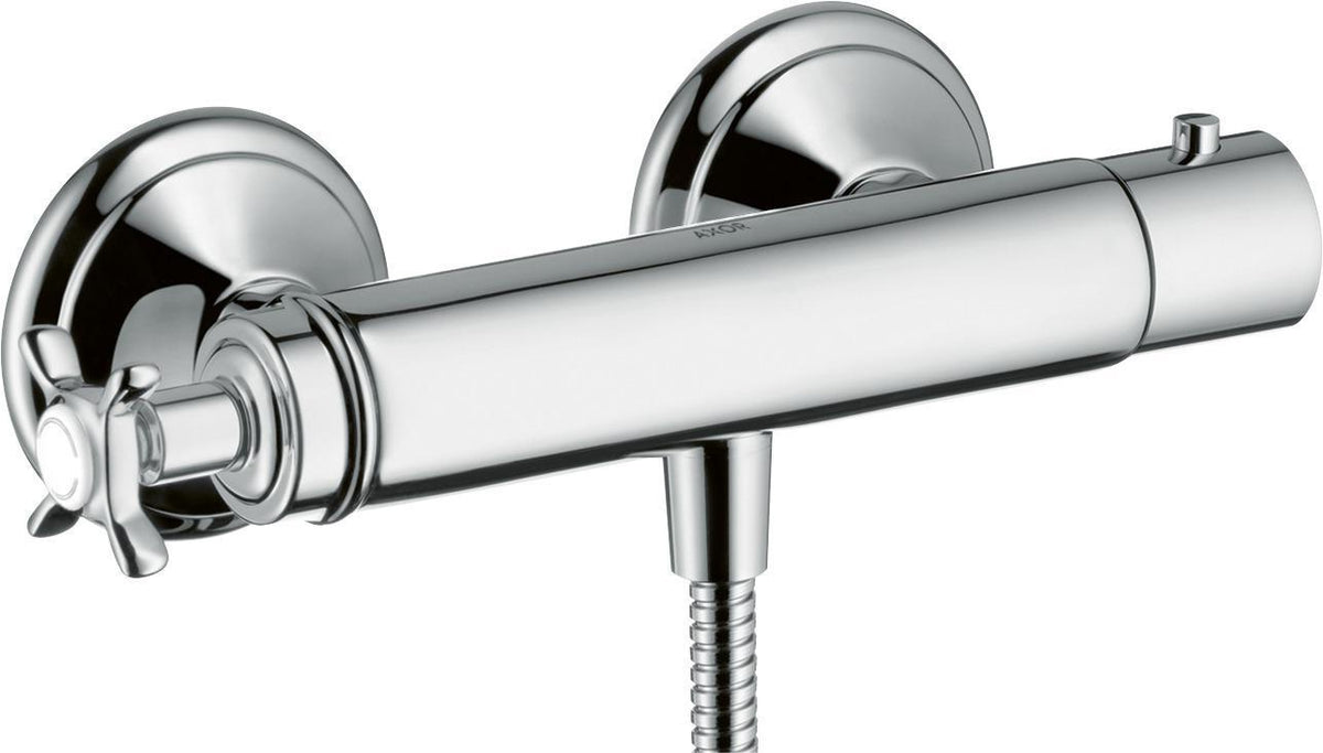 AXOR MONTREUX Brausethermostat Aufputz DN 15 mit Kreuzgriff, chrom