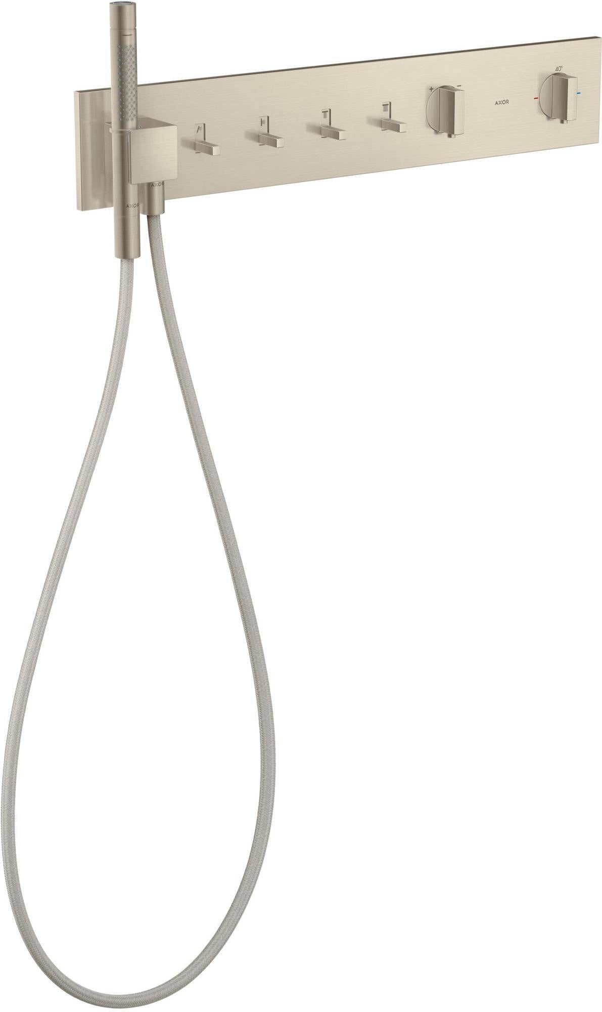 AXOR ShowerComposition Thermostatmodul 610/110 mit 4 Verbrauchern – Chrom