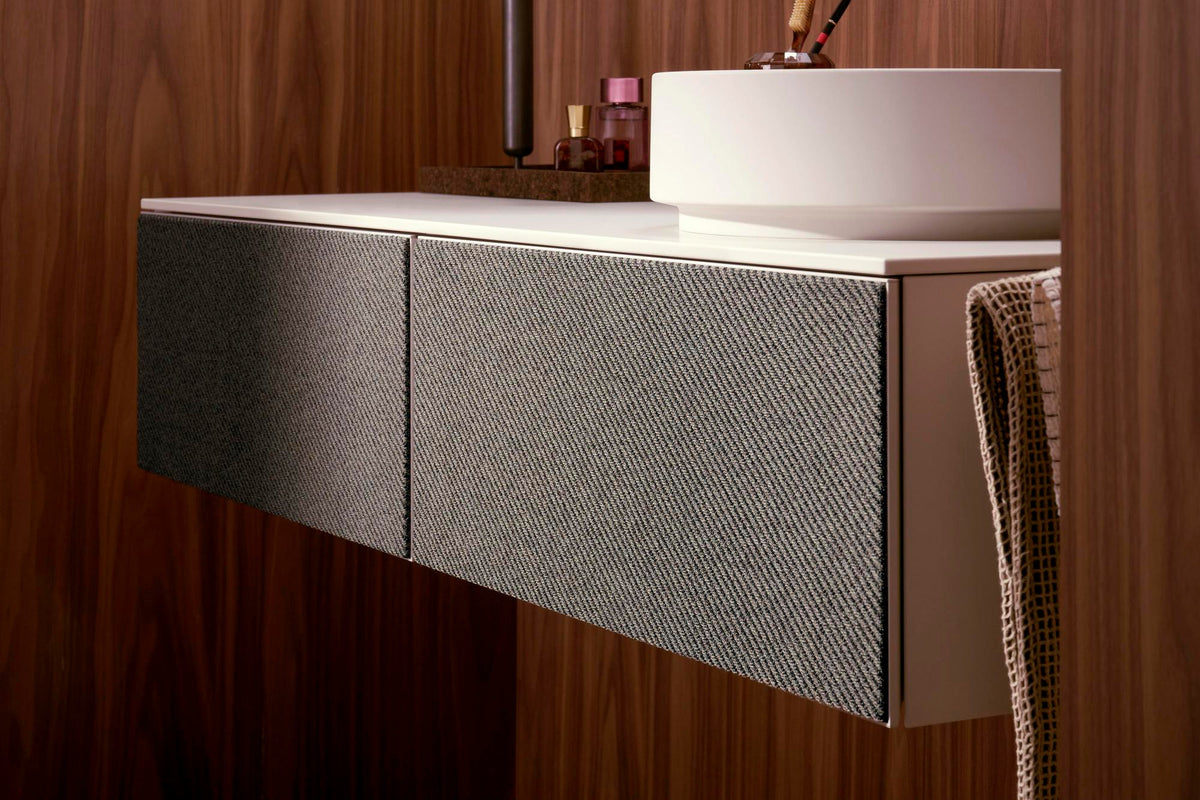 HANSGROHE Xevolos E Konsole 1370 mm mit Ausschnitt rechts – ohne Hahnloch, matt