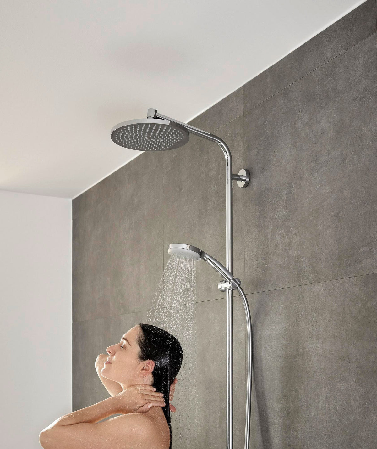 HANSGROHE Croma 100 Vario Handbrause mit 4 Strahlarten und QuickClean in Chrom