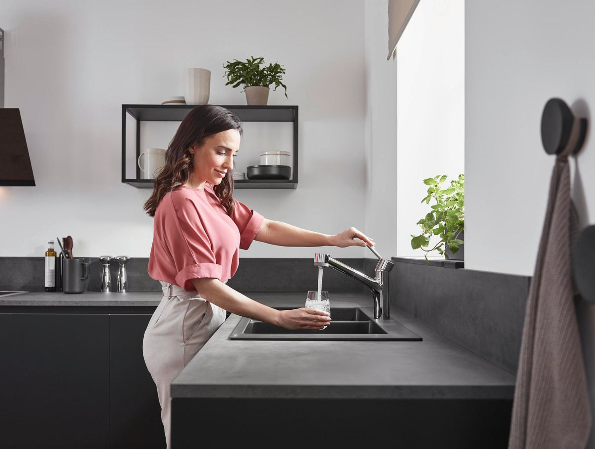 HANSGROHE Talis S Einhebel-Küchenmischer 170 mit sBox und Ausziehbrause in Chrom