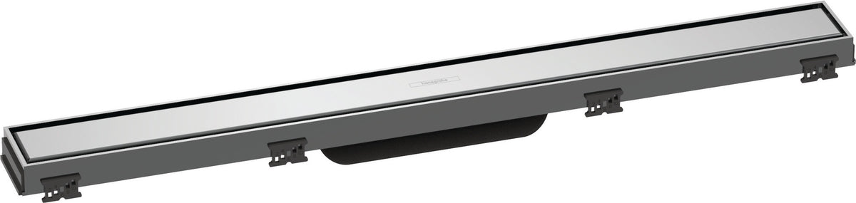 HANSGROHE RainDrain Match Duschrinne 600 mm mit höhenverstellbarem Rahmen, chrom