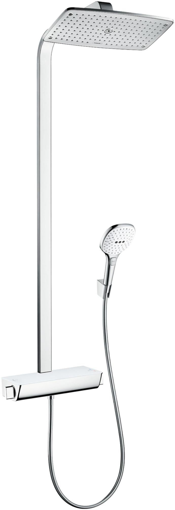 HANSGROHE Showerpipe Raindance Select E 360 mit Thermostat Ecostat Select – Chrom