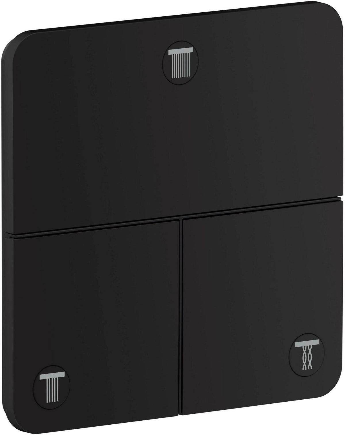 AXOR ShowerSelect ID Fertigmontageset Unterputz softsquare 3 Verbraucher Chrom – Select-Tasten