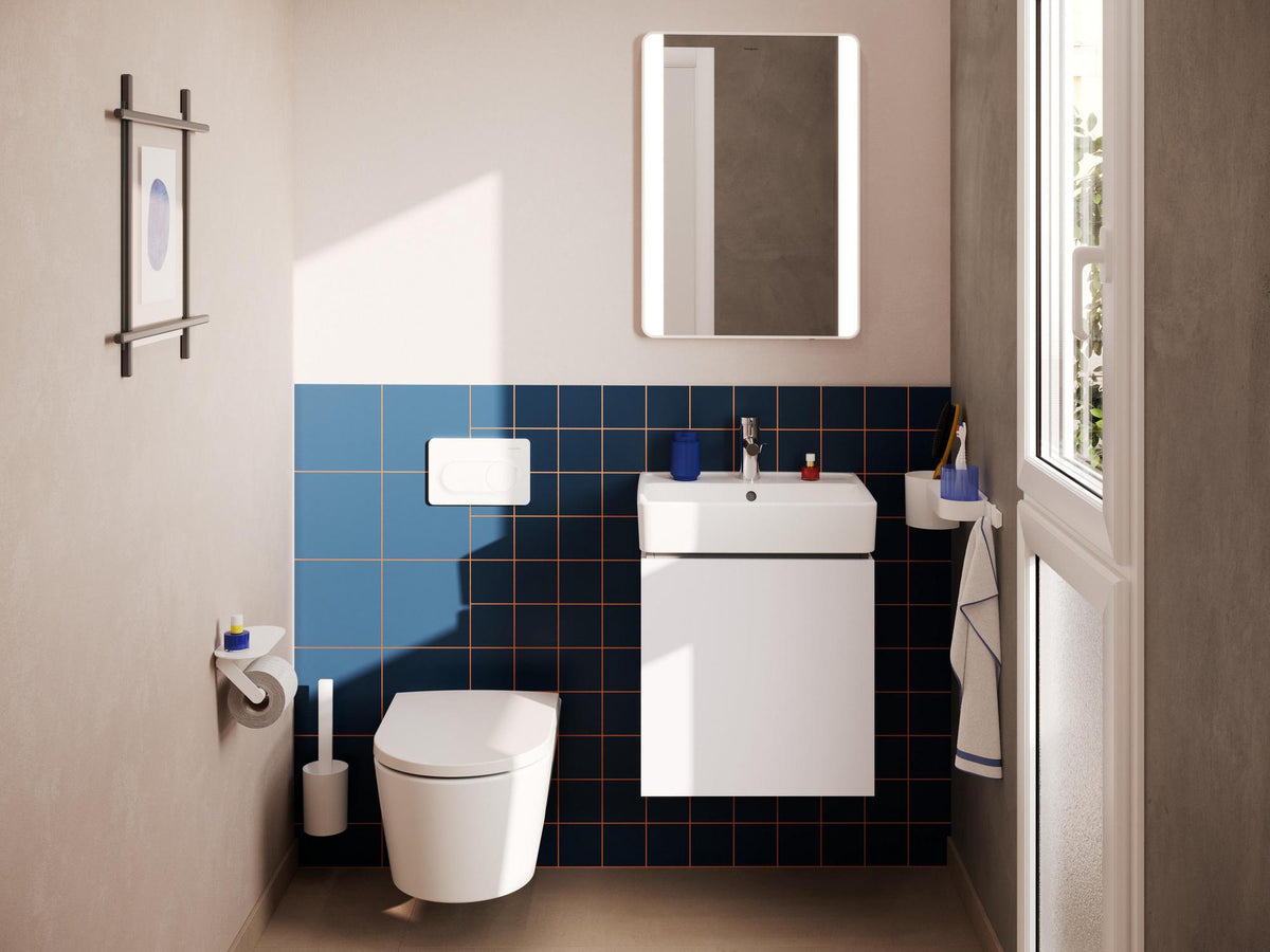 HANSGROHE Xarita Lite Q Wandspiegel 500x700 mm mit seitlicher LED-Beleuchtung und TouchlessSensor
