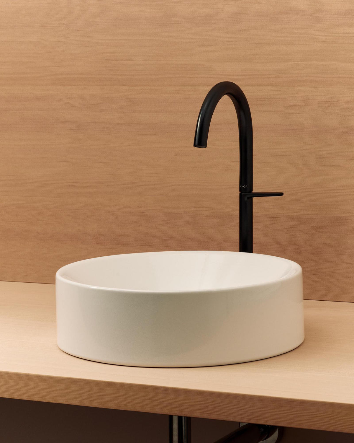 AXOR ONE Select 260 Waschtischmischer mit Push-Open Ablaufgarnitur, chrom