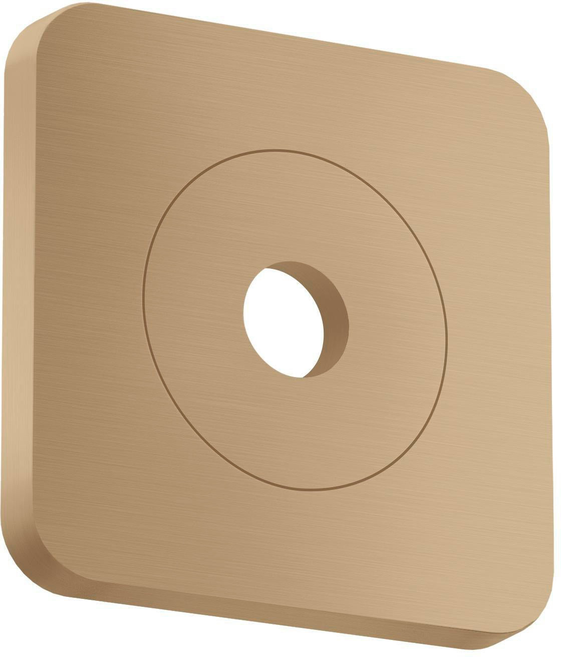 AXOR Citterio C Wandrosette 120x120 mm softsquare Chrom – Hochwertige Metall-Rosette für die Wandmontage