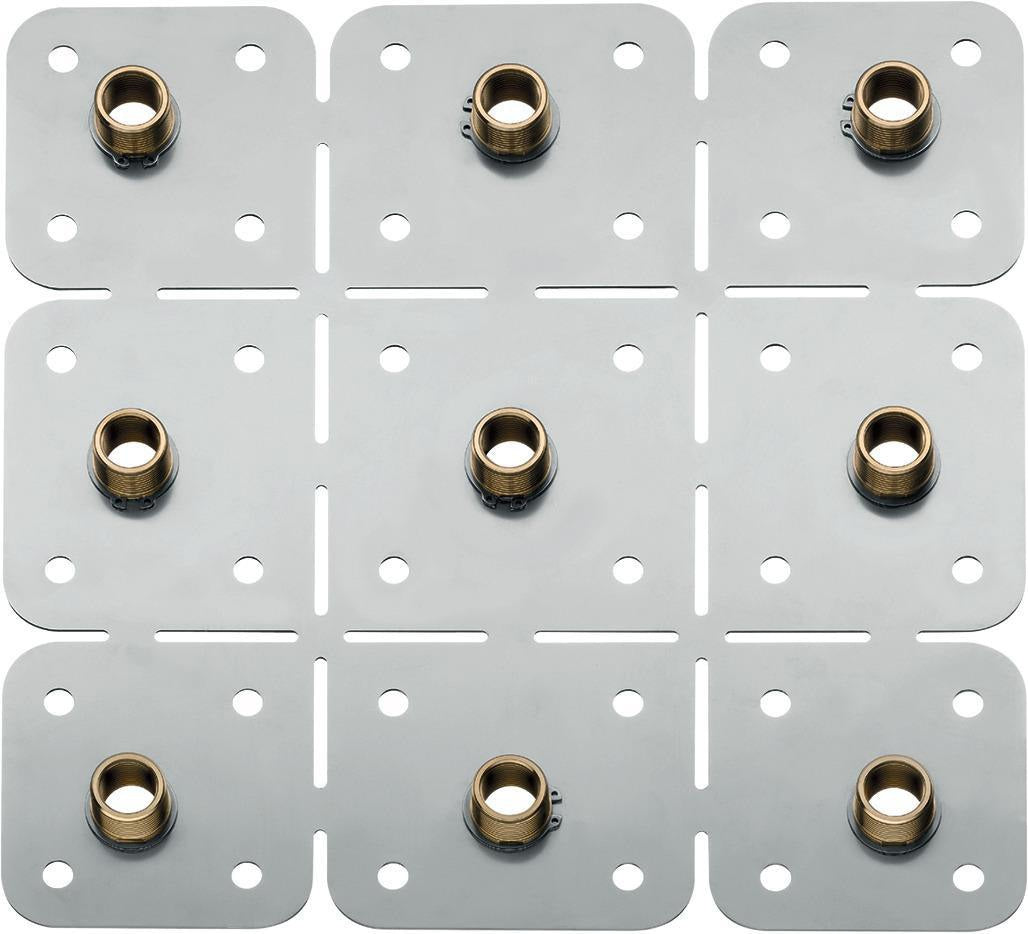 AXOR STARCK SHOWERCOLLECTION DN 15 Montagehilfe – Schallentkoppelte Montage für Kopfbrausen im Mehrfachverbund