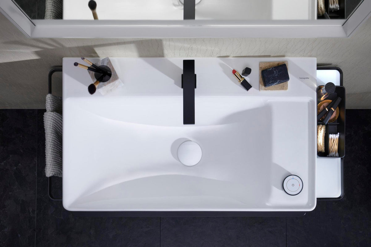 HANSGROHE Handtuchhalter Xelu Q 90 x 430 mm – verchromt, verdeckte Befestigung