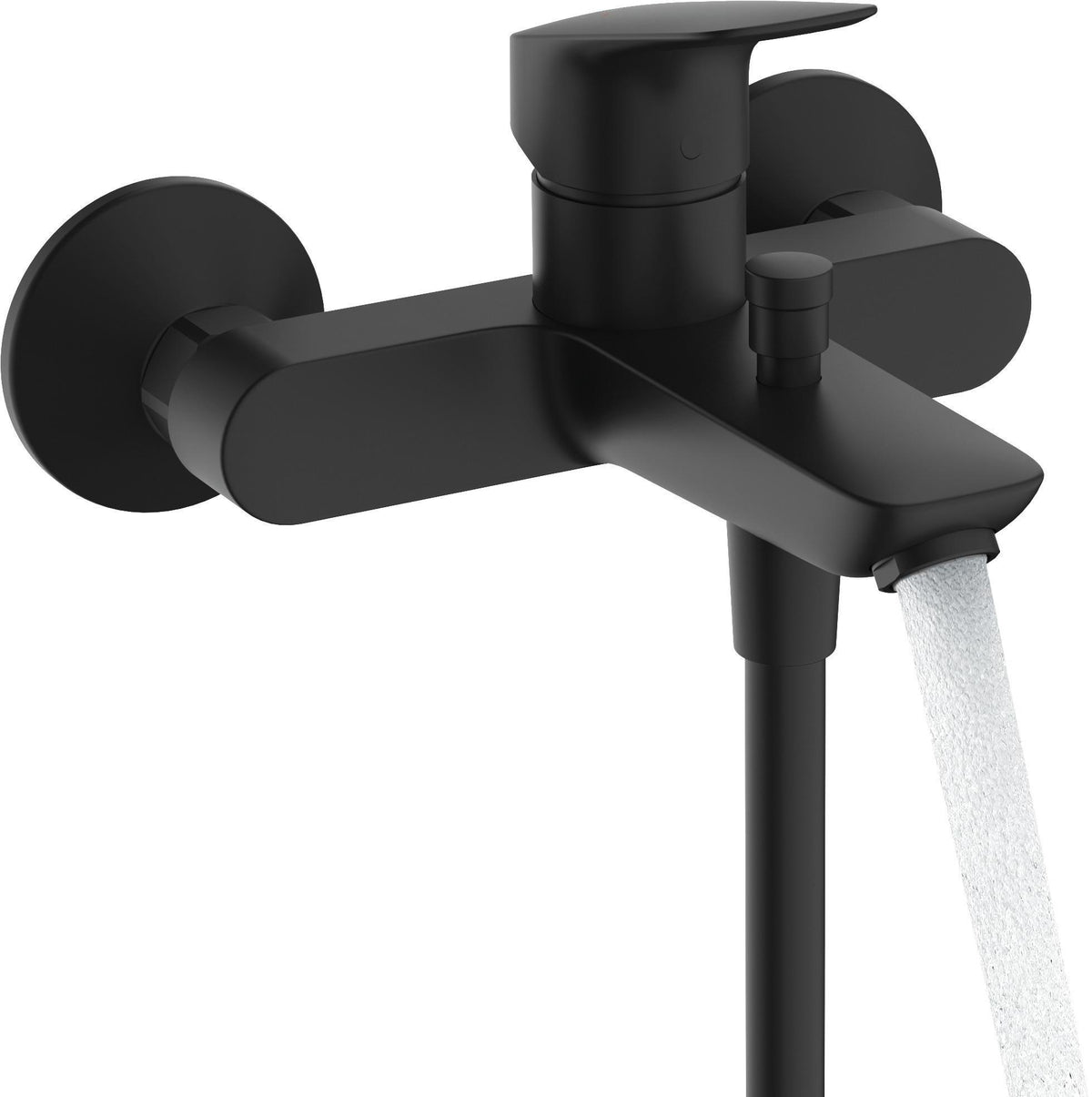 Hansgrohe Logis Einhebel-Wannenmischer DN 15, Aufputz, Chrom – mit Temperaturbegrenzung