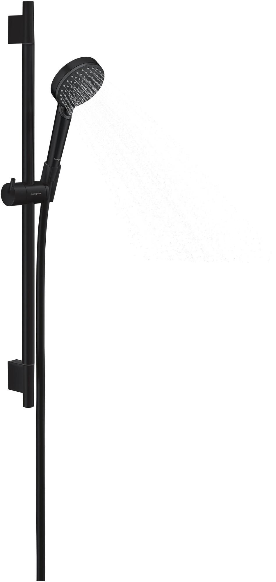 HANSGROHE VERNIS Blend Brauseset Vario/Unica 650 mm mattschwarz mit Handbrause und Brausestange