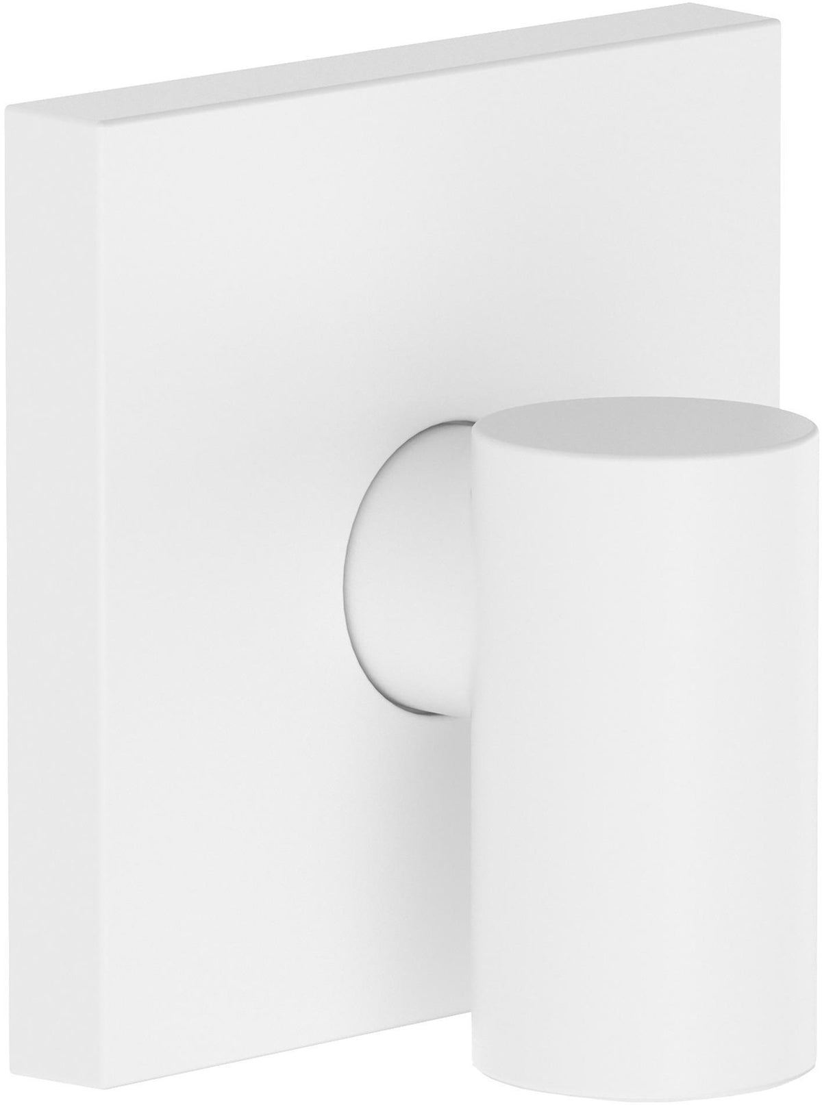 Hansgrohe Wandanschluss FixFit Fine E mit Rückflussverhinderer – 1/2 Zoll, schwarz, 65 mm Rosette
