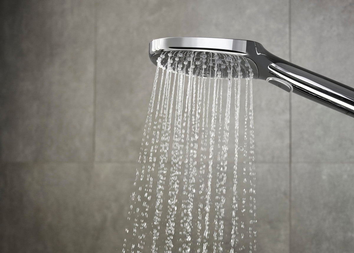 HANSGROHE Raindance Select E 120 3jet Handbrause mit Select-Taste und QuickClean in Chrom