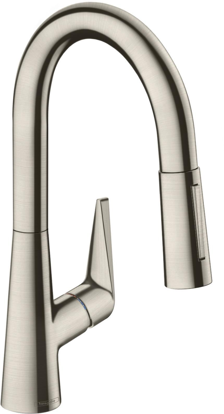 HANSGROHE Talis S 160 Einhebel-Küchenmischer mit Ausziehbrause, Chrom