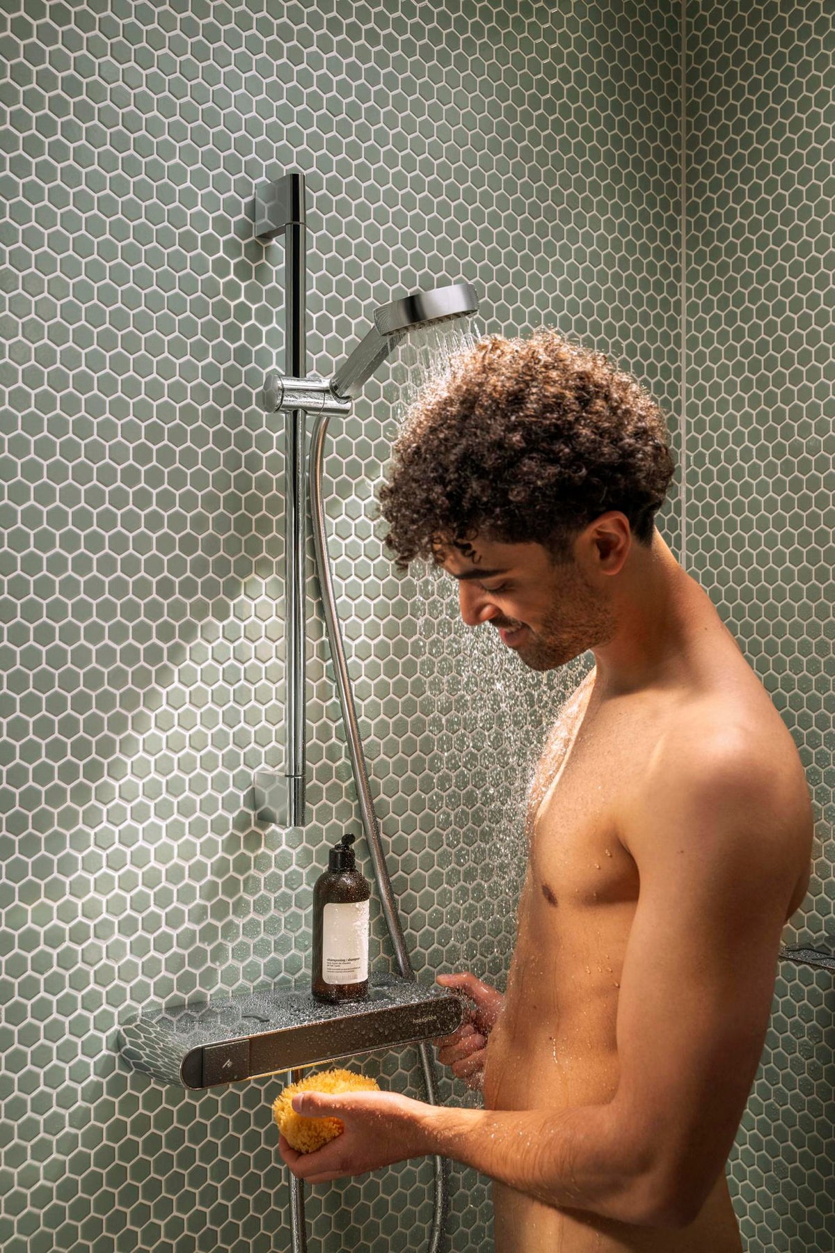 HANSGROHE Activera Select S 95 2jet EcoSmart Handbrause – Chrom, 2 Strahlarten, Select-Taste