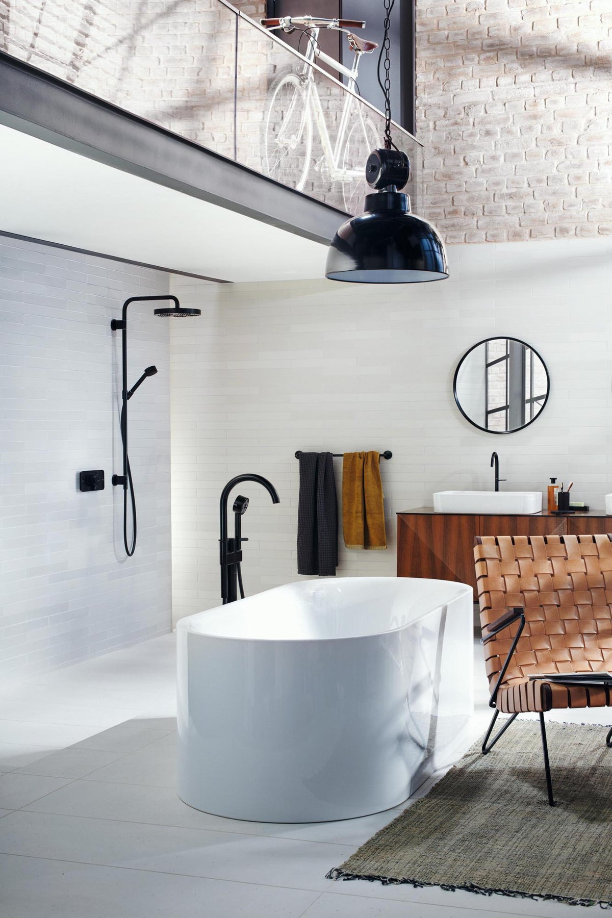 AXOR One Thermostatmodul für 2 Verbraucher mit Select-Tasten und Eco-Funktion – Chrom