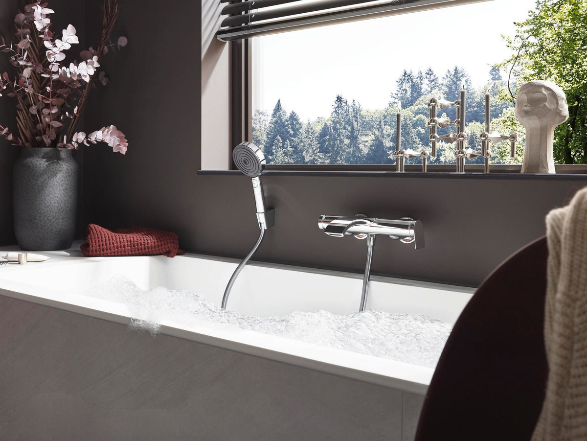 Hansgrohe Pulsify Select 105 3jet Handbrause – 3 Strahlarten, QuickClean, Chrom