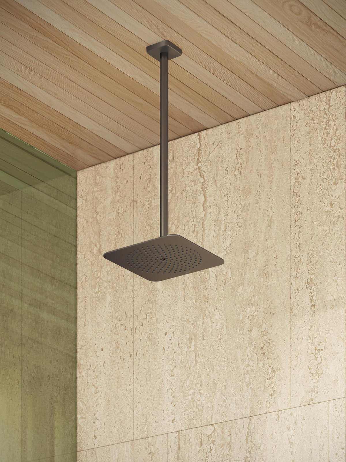 AXOR Citterio C Kopfbrause 270x270 mm mit Deckenanschluss, PowderRain, Chrom