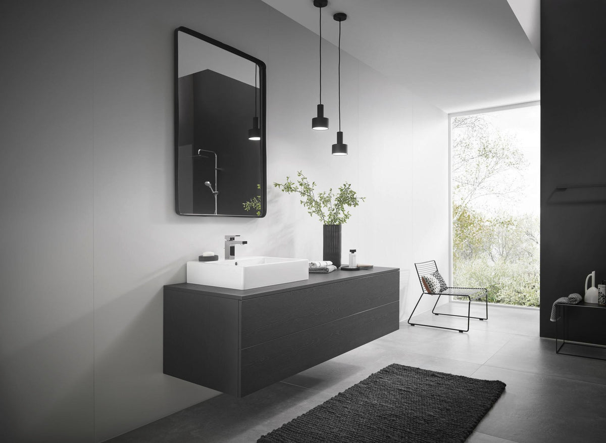 Hansgrohe VERNIS Shape 100 Einhebel-Waschtischmischer mit Zugstangen-Ablaufgarnitur, chrom