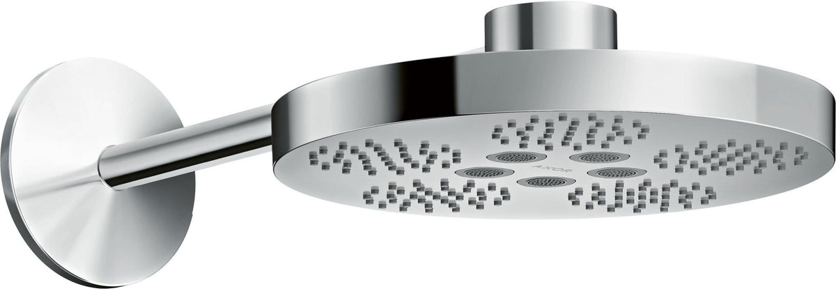 AXOR ONE 280 2jet Kopfbrause mit Brausearm, chrom – 2 Strahlarten