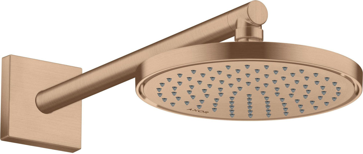 AXOR Kopfbrause 220 1jet EcoSmart Chrom – 220 mm Rain-Duschkopf für Wand- und Deckenmontage