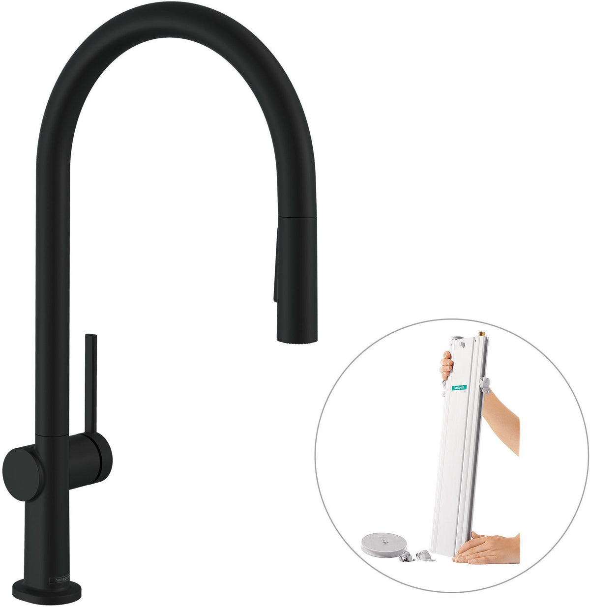 HANSGROHE Talis M54 210 Spültischmischer mit Ausziehbrause und sBox in Chrom