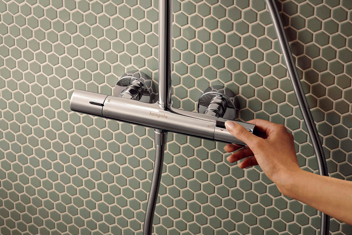 HANSGROHE Activera S Showerpipe 240 1jet EcoSmart mit Ecostat Fine – Chrom