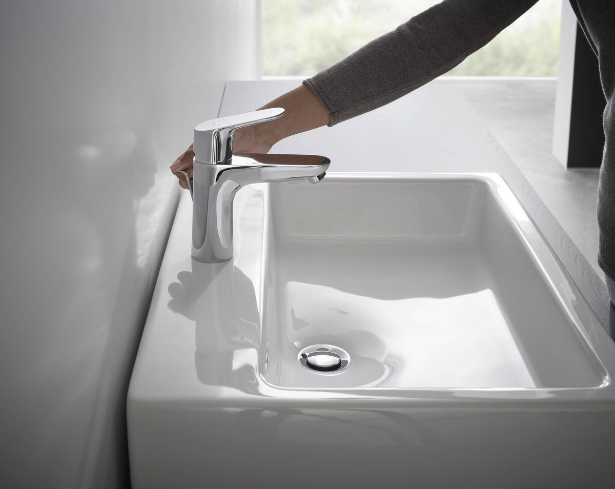 HANSGROHE Focus 100 LowFlow Einhebel-Waschtischmischer DN 15 mit Zugstange, chrom