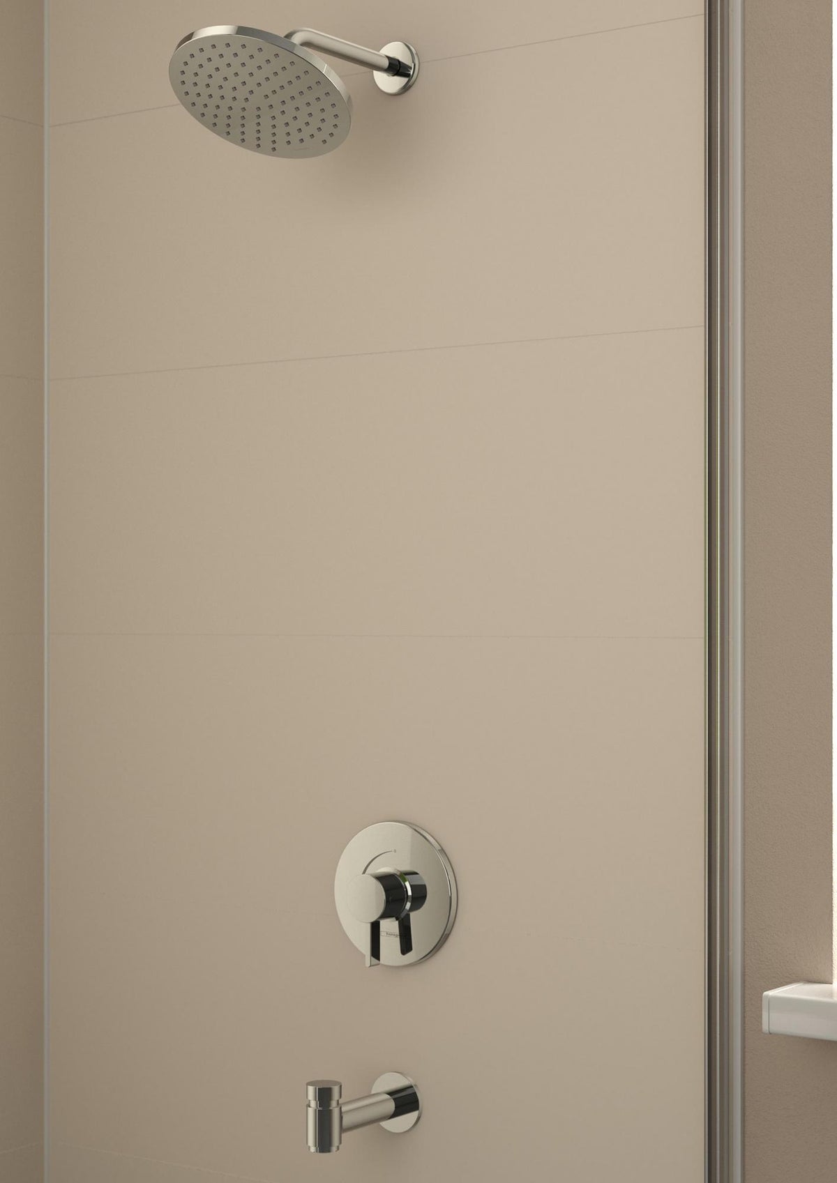 Hansgrohe VERNIS Blend 200 1jet Kopfbrause mit Rain-Strahl, chrom, 205 mm, wassersparend
