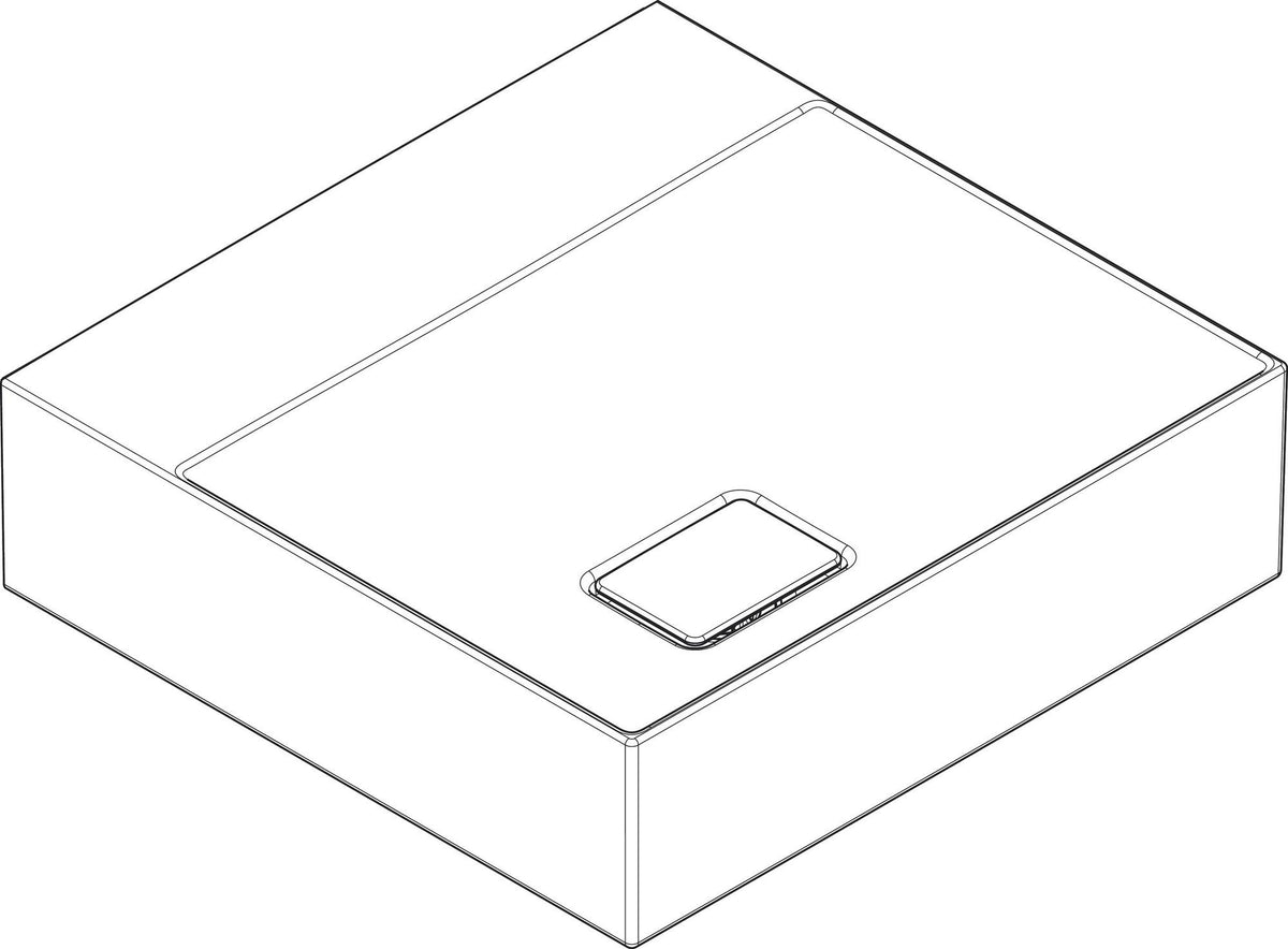 HANSGROHE Xevolos E Aufsatz-Handwaschbecken 500x480mm SmartClean weiß geschliffen