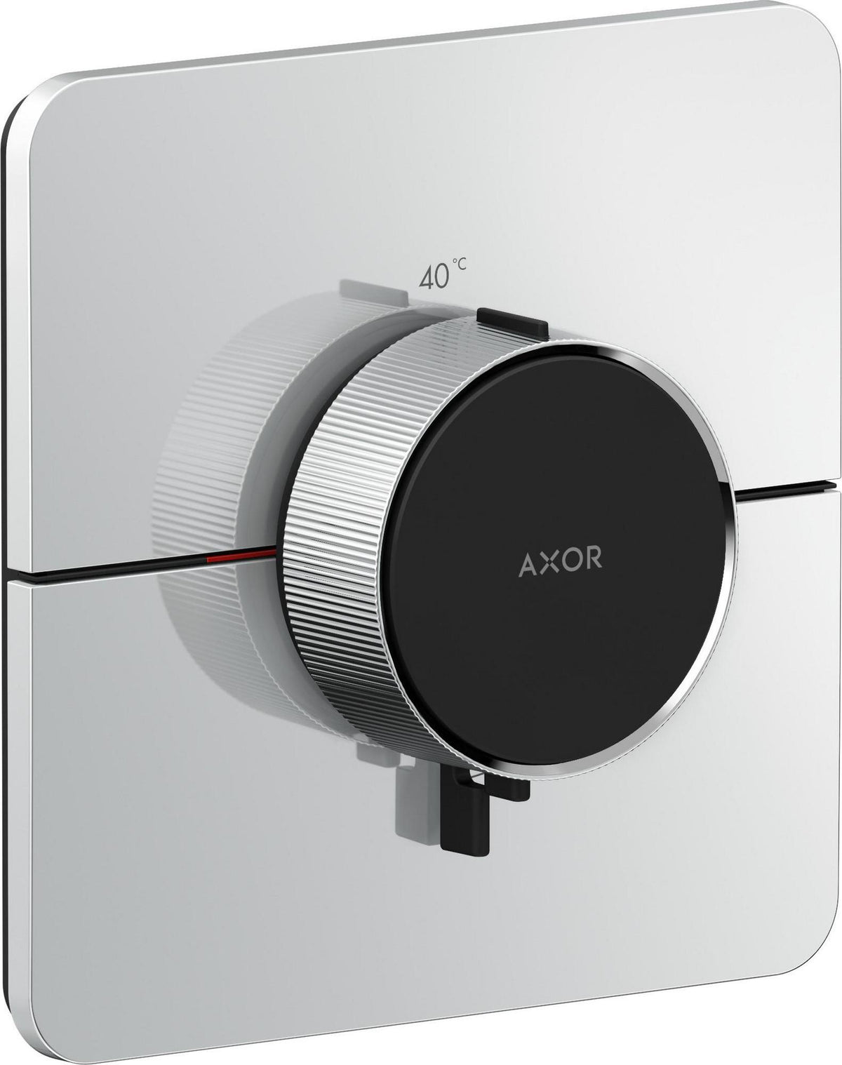 AXOR ShowerSelect ID HighFlow Thermostat Unterputz softsquare chrom – Präzise Temperatur- und Volumensteuerung