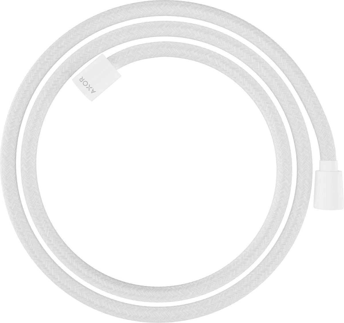 AXOR ShowerSolutions Textilbrauseschlauch 160 cm mit konischer und zylindrischer Mutter, Chrom