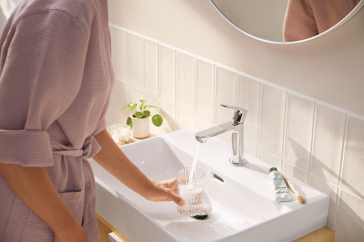 HANSGROHE Rebris S 110 CoolStart Einhebel-Waschtischmischer chrom – ohne Ablaufgarnitur